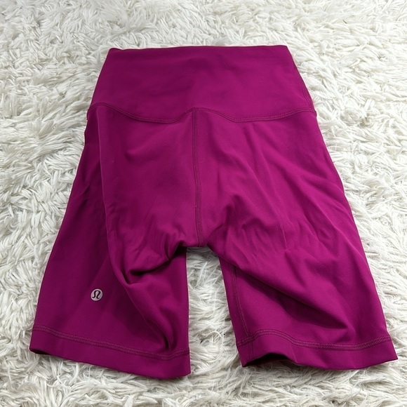 Lululemon Wunder Train Contour Fit High-Rise Short 8" Magenta Purple - Picture 3 of 5